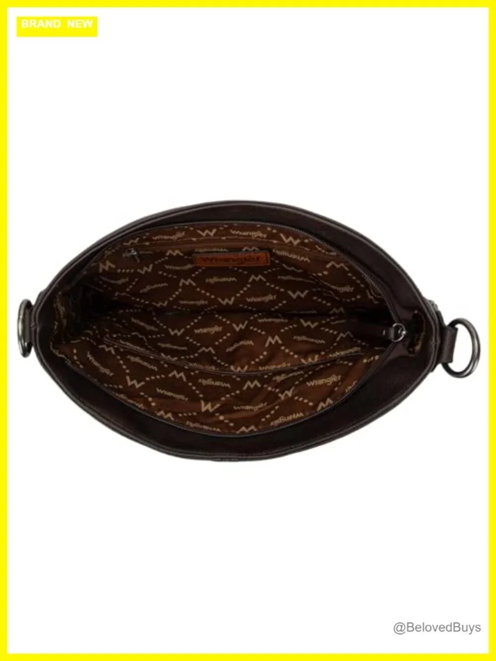 Wrangler Hobo Bag Vegan Leather Crossbody Shoulder Handbag